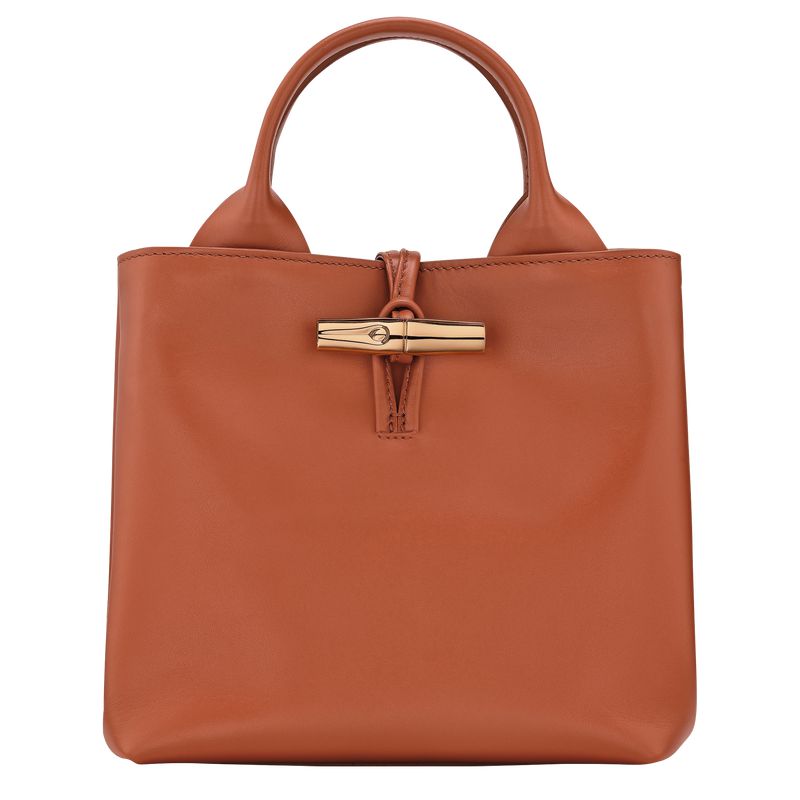 Women Longchamp Le Roseau S Handbag Orange | Ireland-798ITVHYX