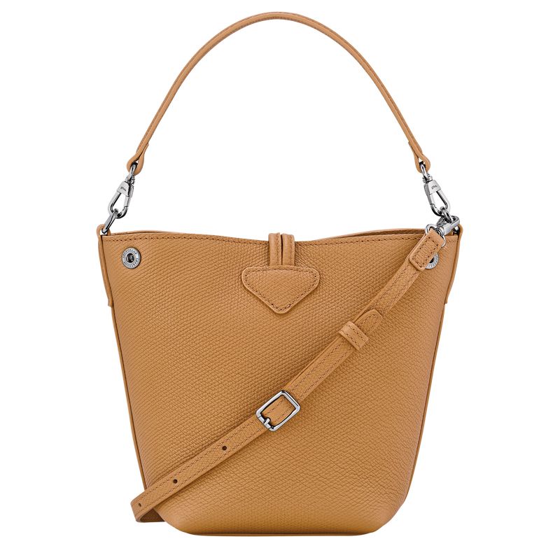 Women Longchamp Le Roseau Xs Bucket Bag Brown | Ireland-027PDILRW