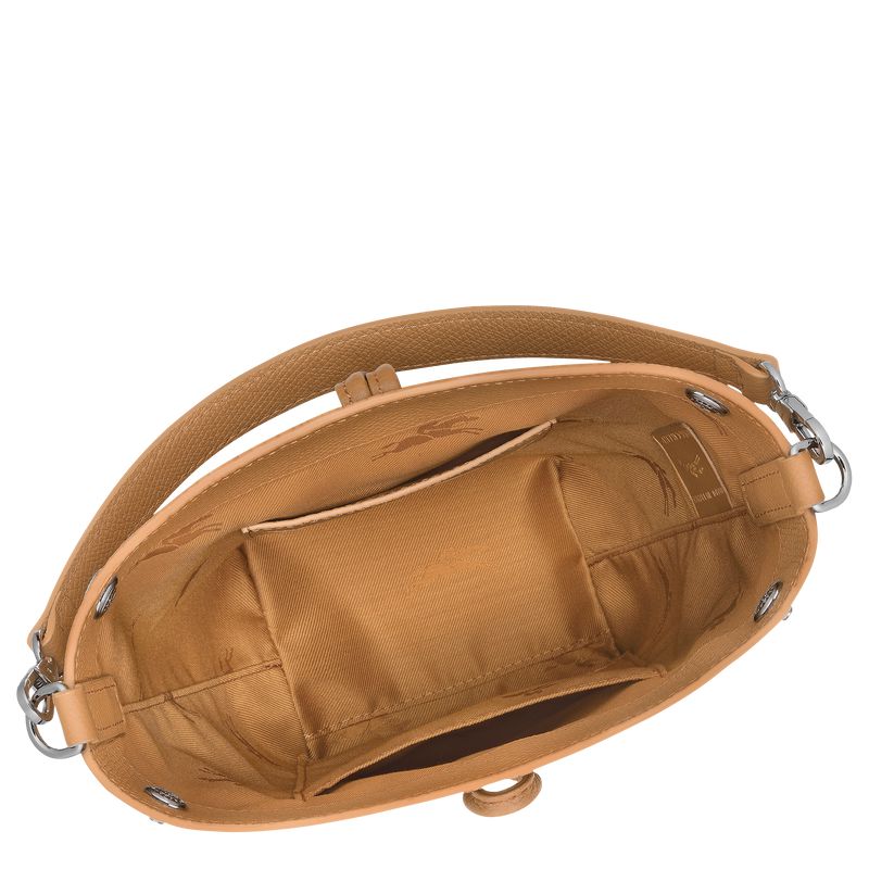 Women Longchamp Le Roseau Xs Bucket Bag Brown | Ireland-027PDILRW