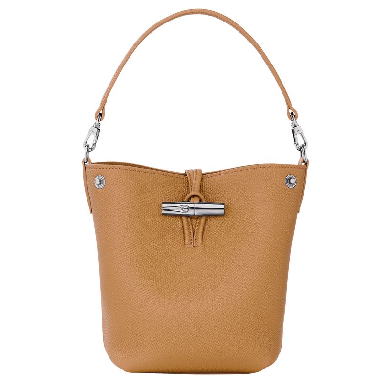 Women Longchamp Le Roseau Xs Bucket Bag Brown | Ireland-027PDILRW