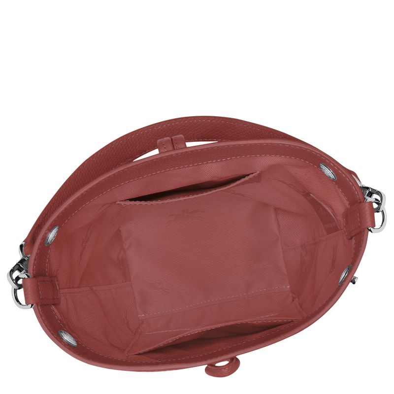 Women Longchamp Le Roseau Xs Bucket Bag Brown | Ireland-750TGPCKU