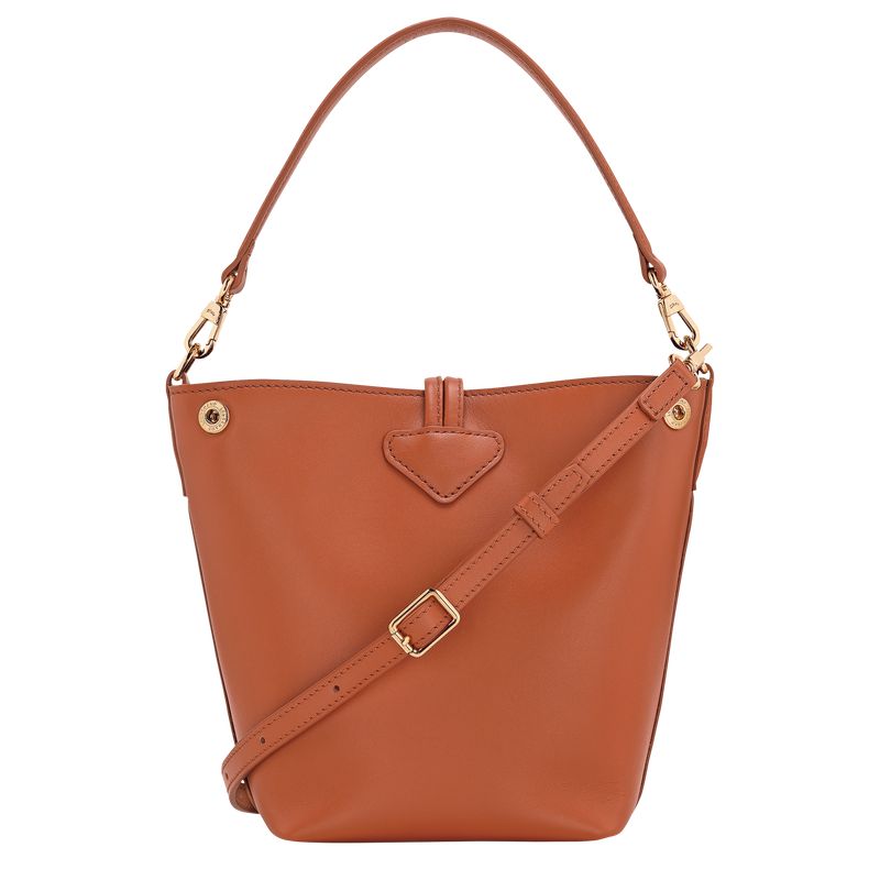Women Longchamp Le Roseau Xs Bucket Bag Orange | Ireland-948WORBQM
