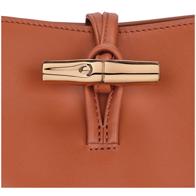 Women Longchamp Le Roseau Xs Bucket Bag Orange | Ireland-948WORBQM