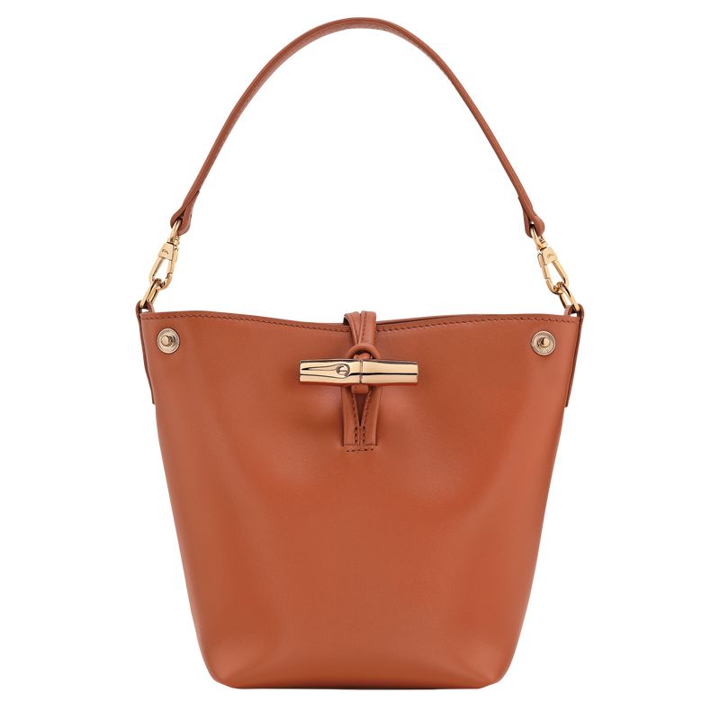 Women Longchamp Le Roseau Xs Bucket Bag Orange | Ireland-948WORBQM