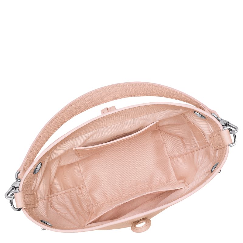 Women Longchamp Le Roseau Xs Bucket Bag Light Rose | Ireland-912ATUFOK