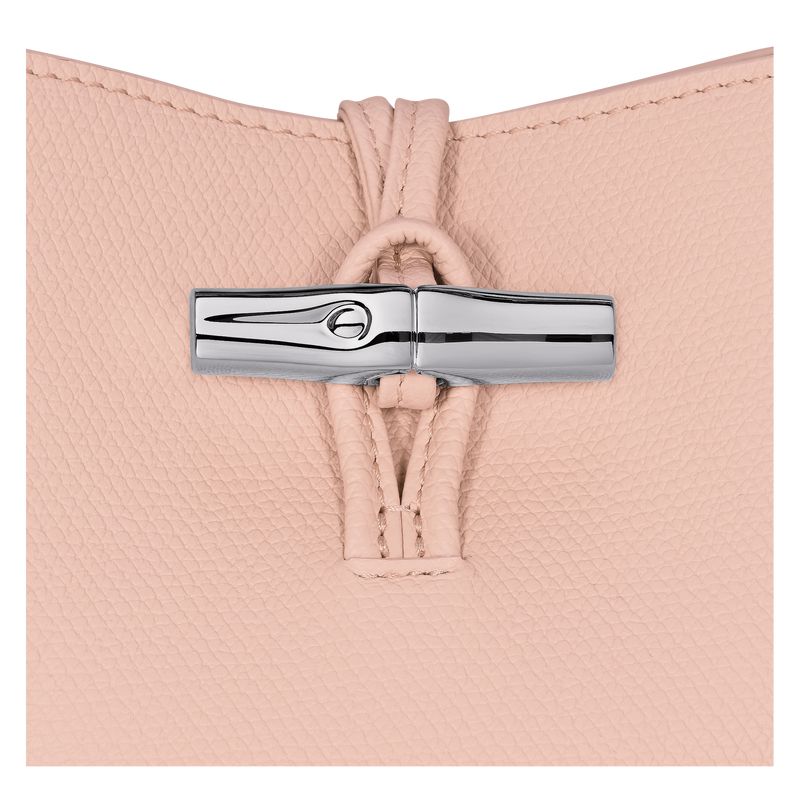 Women Longchamp Le Roseau Xs Bucket Bag Light Rose | Ireland-912ATUFOK