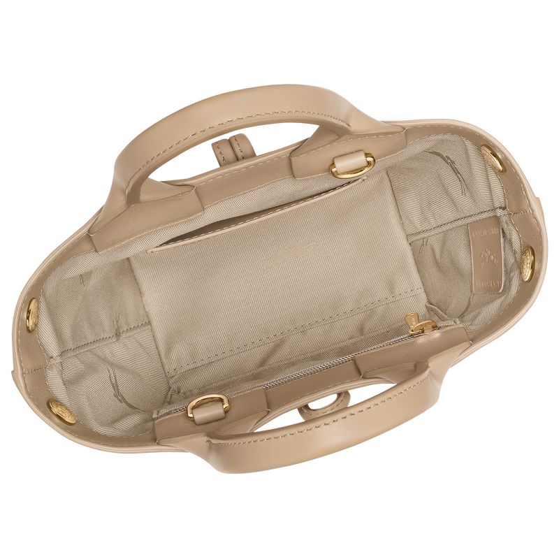 Women Longchamp Le Roseau Xs Handbag Beige | Ireland-245YWPRCG