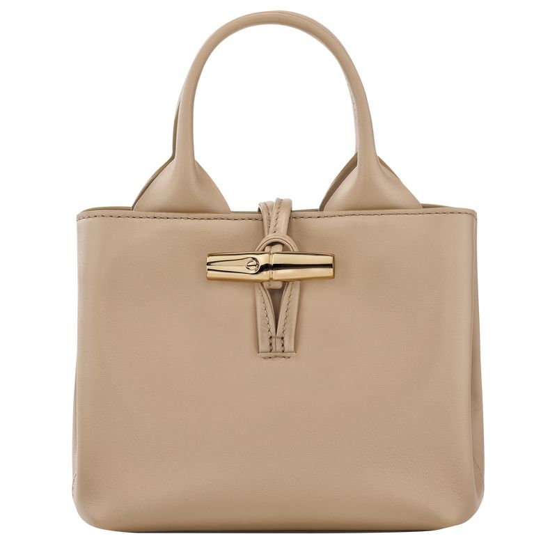 Women Longchamp Le Roseau Xs Handbag Beige | Ireland-245YWPRCG
