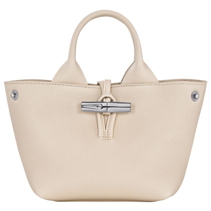 Women Longchamp Le Roseau Xs Handbag Beige | Ireland-754CZILVF