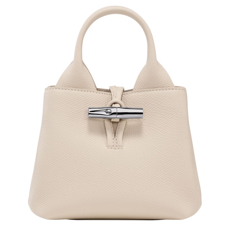 Women Longchamp Le Roseau Xs Handbag Beige | Ireland-754CZILVF