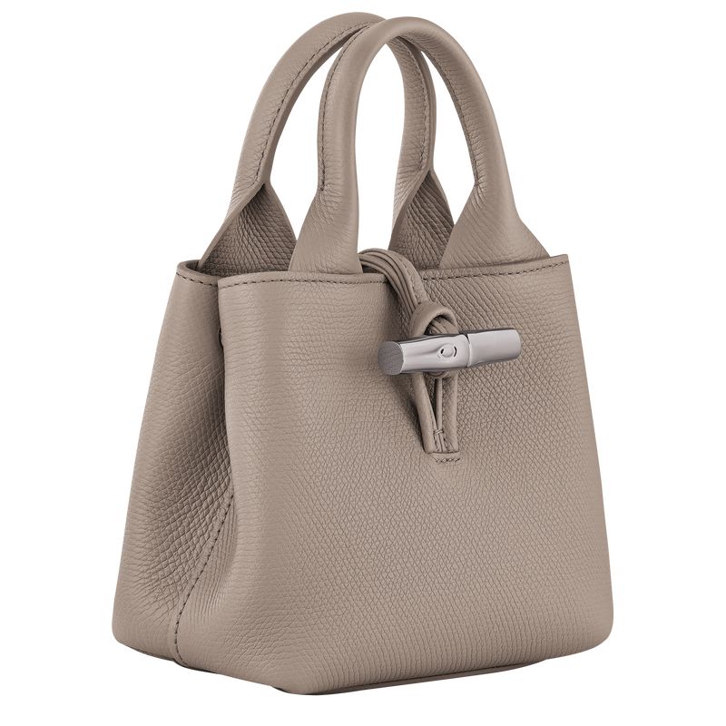 Women Longchamp Le Roseau Xs Handbag Beige | Ireland-736WOKLVR