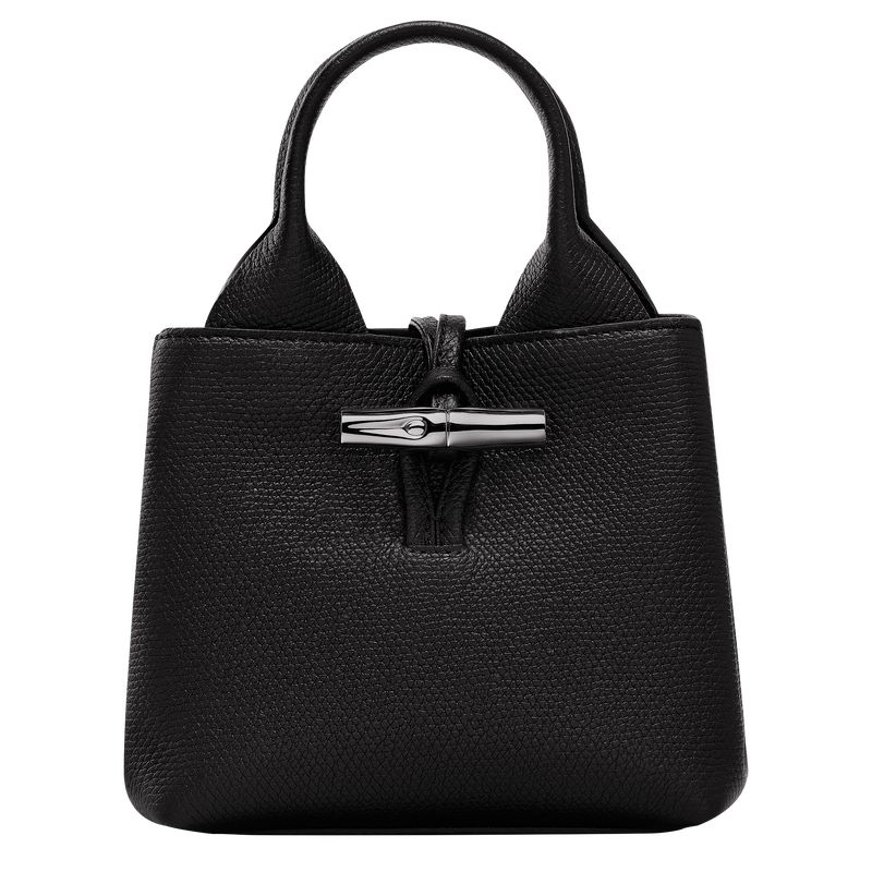 Women Longchamp Le Roseau Xs Handbag Black | Ireland-703UOSNAE