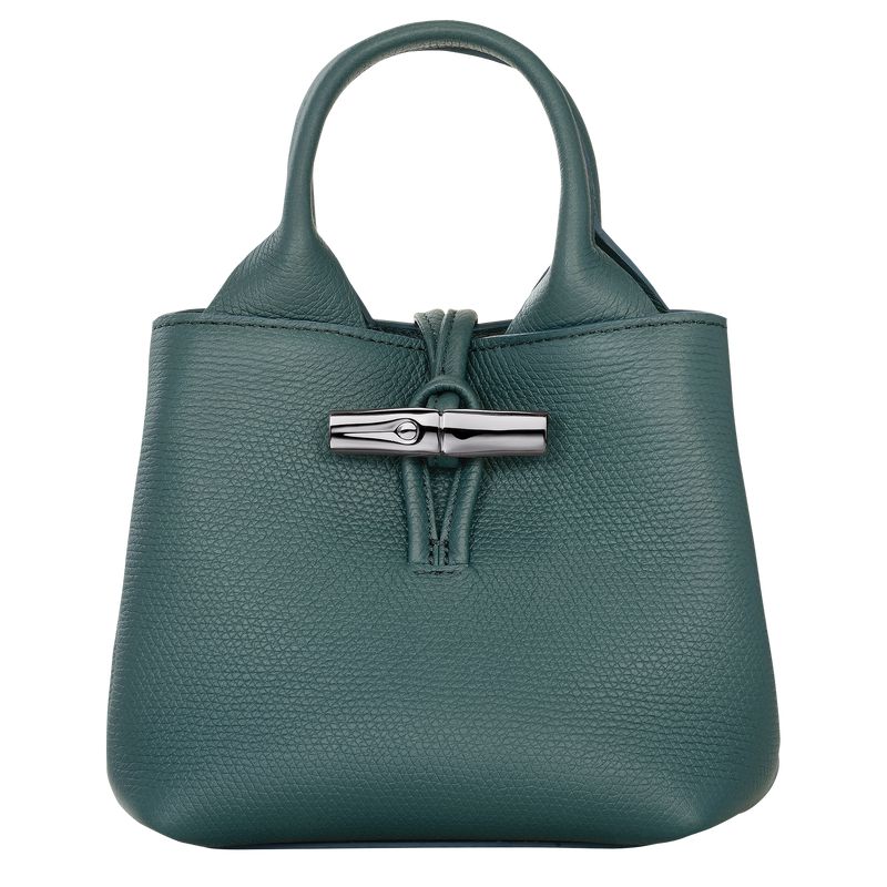 Women Longchamp Le Roseau Xs Handbag Blue Green | Ireland-254BLTDOE