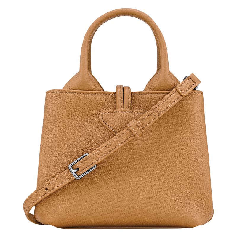 Women Longchamp Le Roseau Xs Handbag Brown | Ireland-640EKTUSY