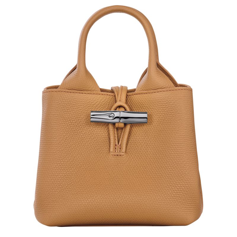 Women Longchamp Le Roseau Xs Handbag Brown | Ireland-640EKTUSY