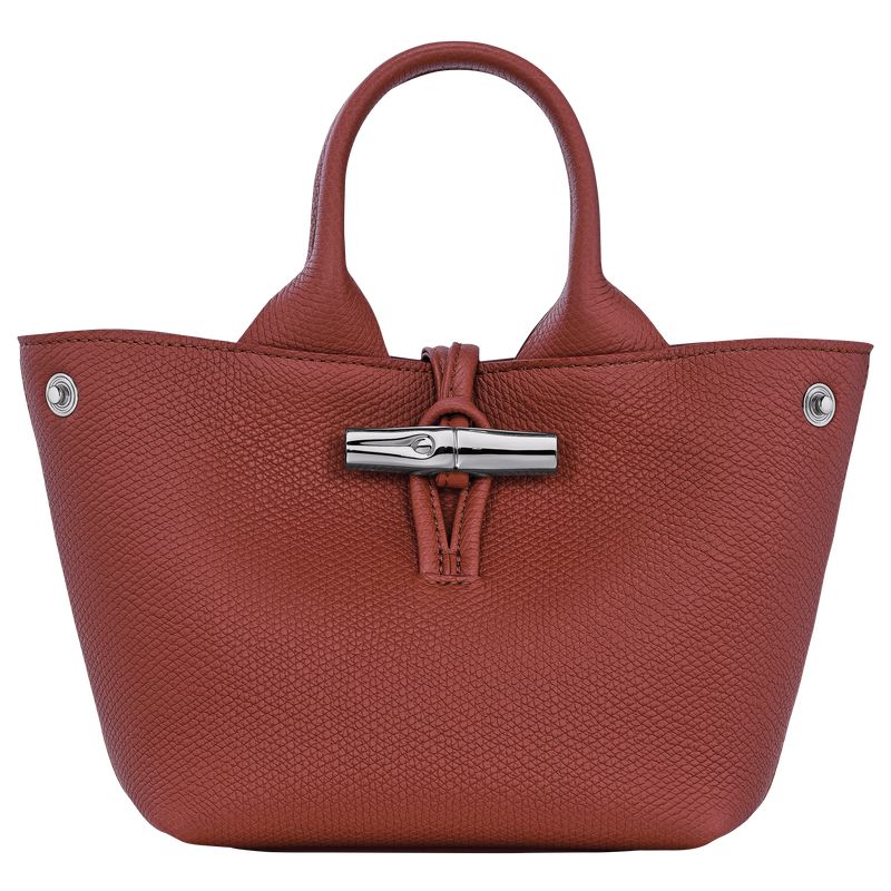Women Longchamp Le Roseau Xs Handbag Brown | Ireland-549PEUTNZ