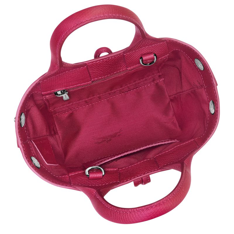 Women Longchamp Le Roseau Xs Handbag Dark Pink | Ireland-809RWYUTZ