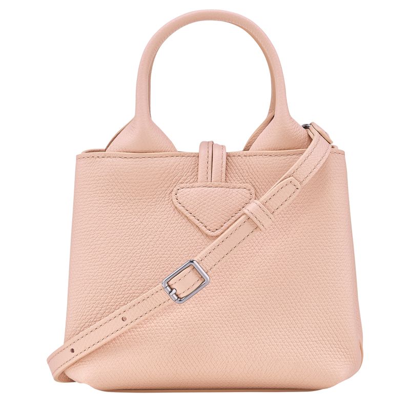 Women Longchamp Le Roseau Xs Handbag Light Rose | Ireland-481KNMVBD