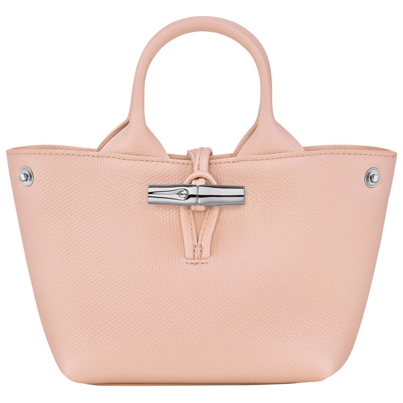 Women Longchamp Le Roseau Xs Handbag Light Rose | Ireland-481KNMVBD