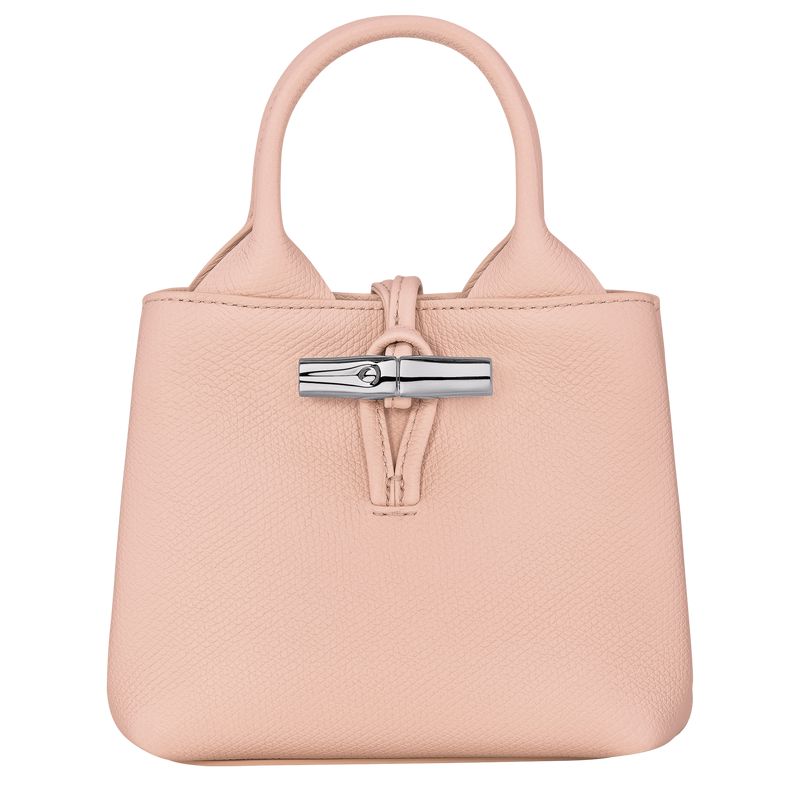Women Longchamp Le Roseau Xs Handbag Light Rose | Ireland-481KNMVBD