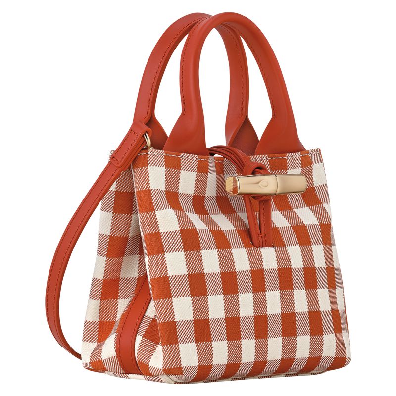 Women Longchamp Le Roseau Xs Handbag Orange | Ireland-379DVNESJ
