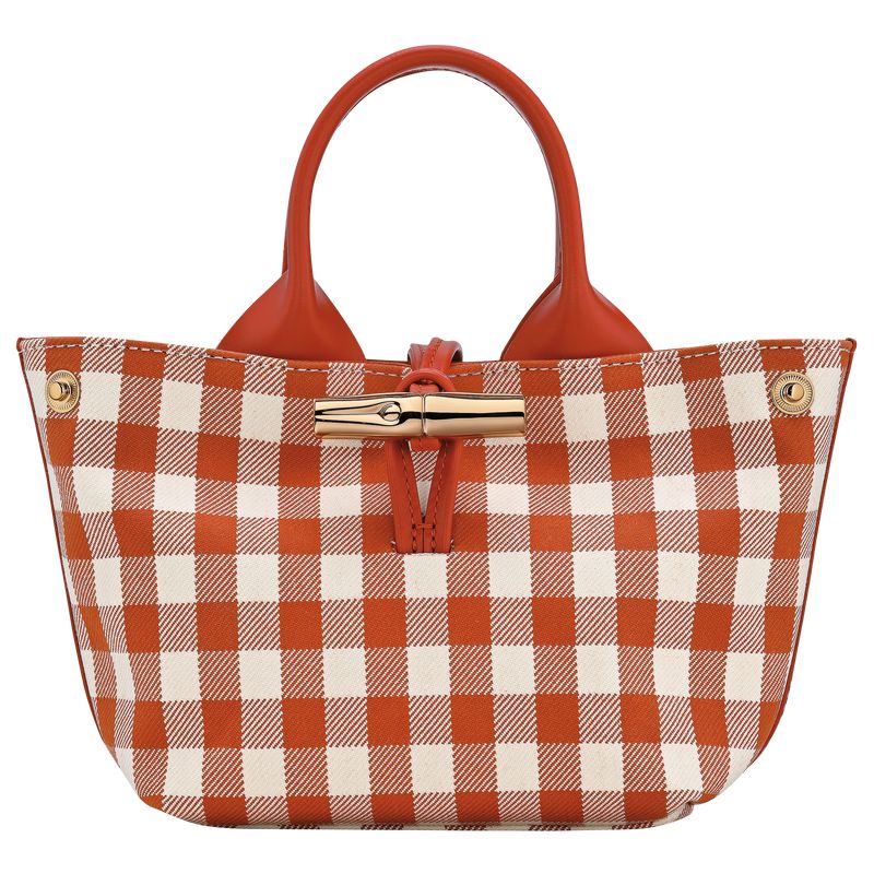 Women Longchamp Le Roseau Xs Handbag Orange | Ireland-379DVNESJ