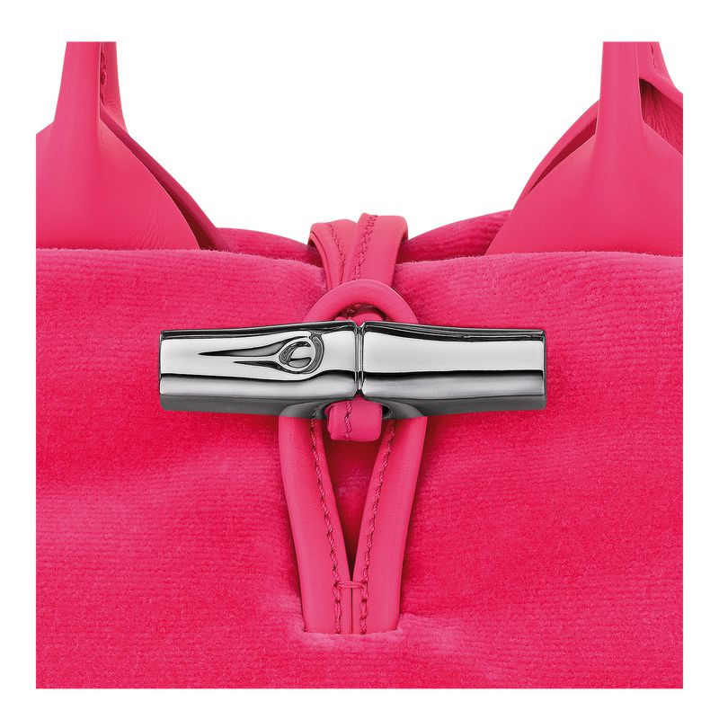 Women Longchamp Le Roseau Xs Handbag Pink | Ireland-280ODRLBX