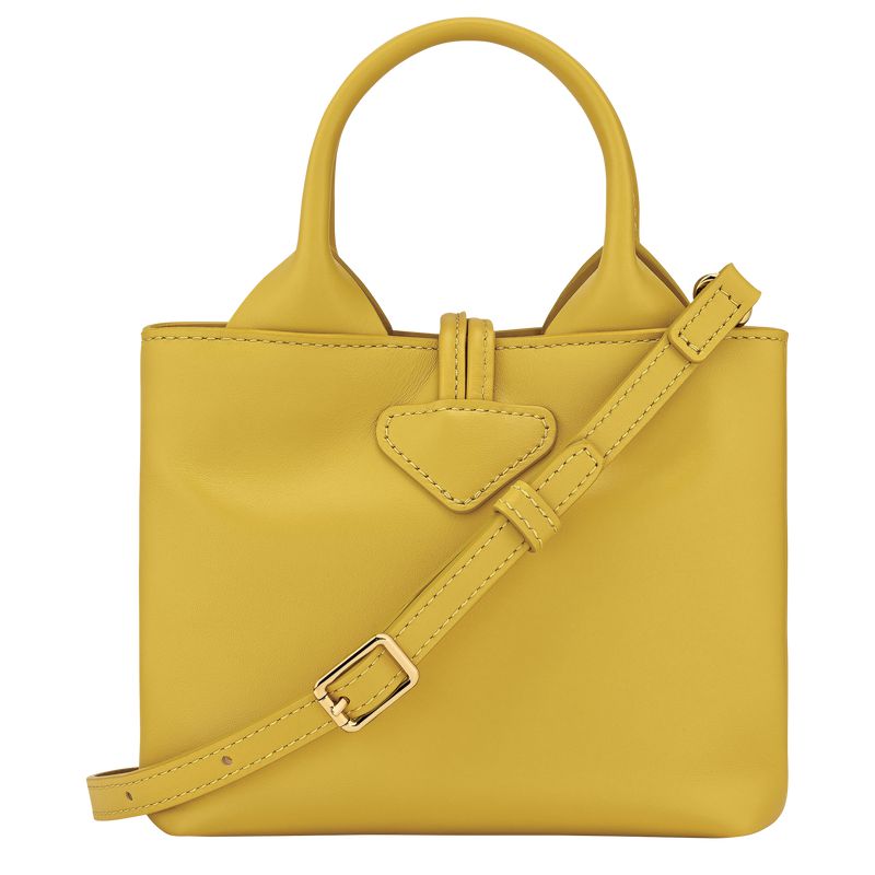Women Longchamp Le Roseau Xs Handbag Yellow | Ireland-278EOATCV