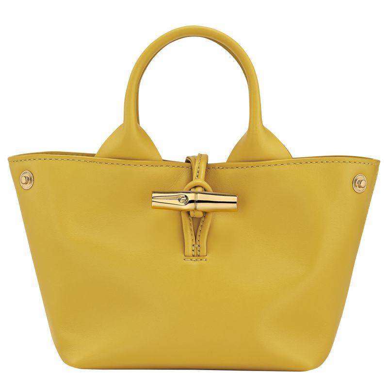Women Longchamp Le Roseau Xs Handbag Yellow | Ireland-278EOATCV
