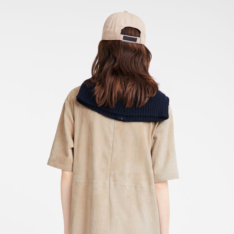 Women Longchamp Leather Long Dress Beige | Ireland-920OXJQCE