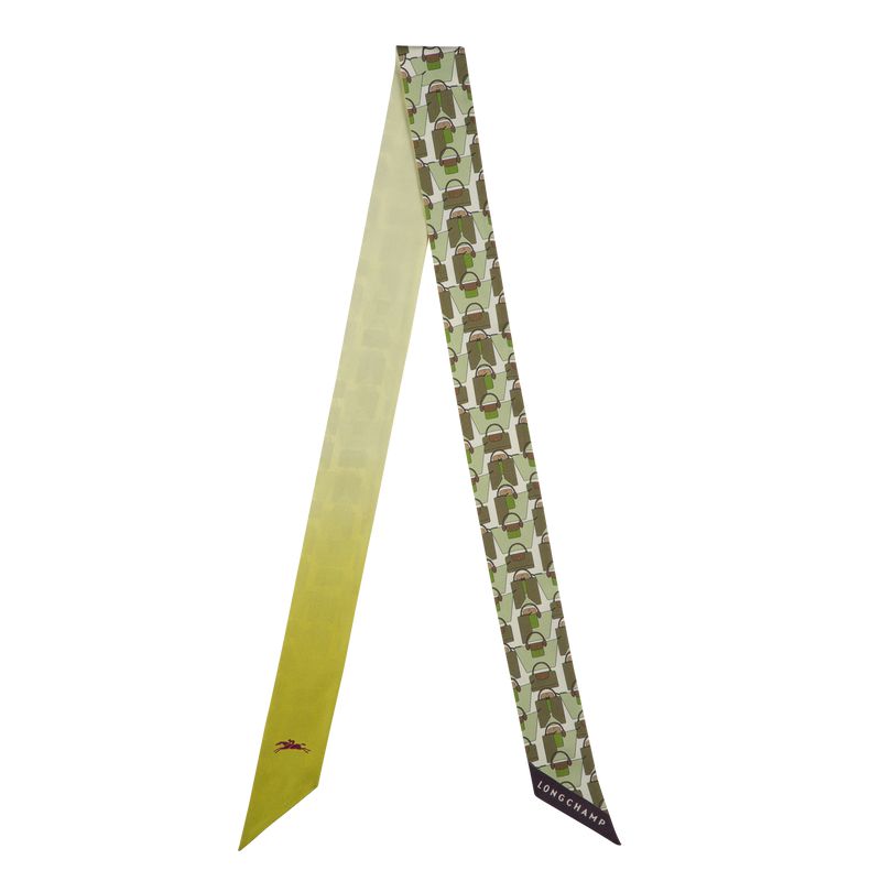 Women Longchamp Origami Le Pliage Headband Green | Ireland-607WXEGVM