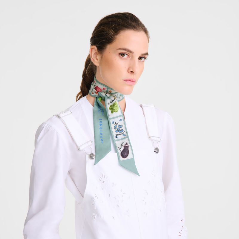 Women Longchamp Pink And Green Headband Multicolor | Ireland-053EDWPGY
