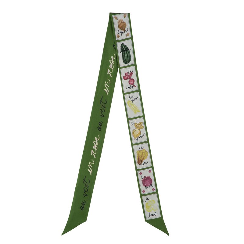 Women Longchamp Pink And Green Headband Green / Multicolor | Ireland-102ISKEUJ