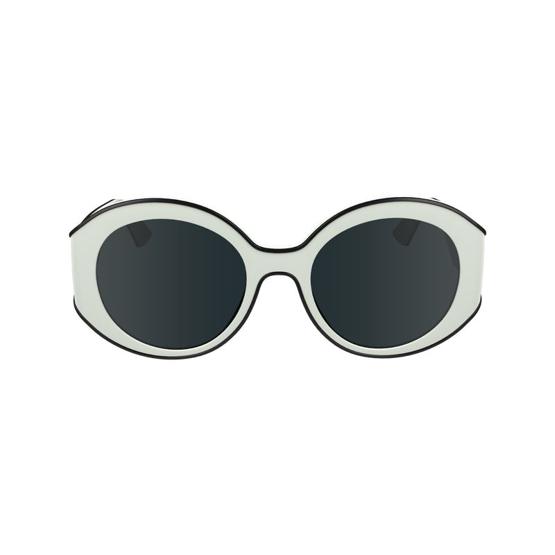 Women Longchamp Plant Based Resin Sunglasses White | Ireland-435YLUFNP