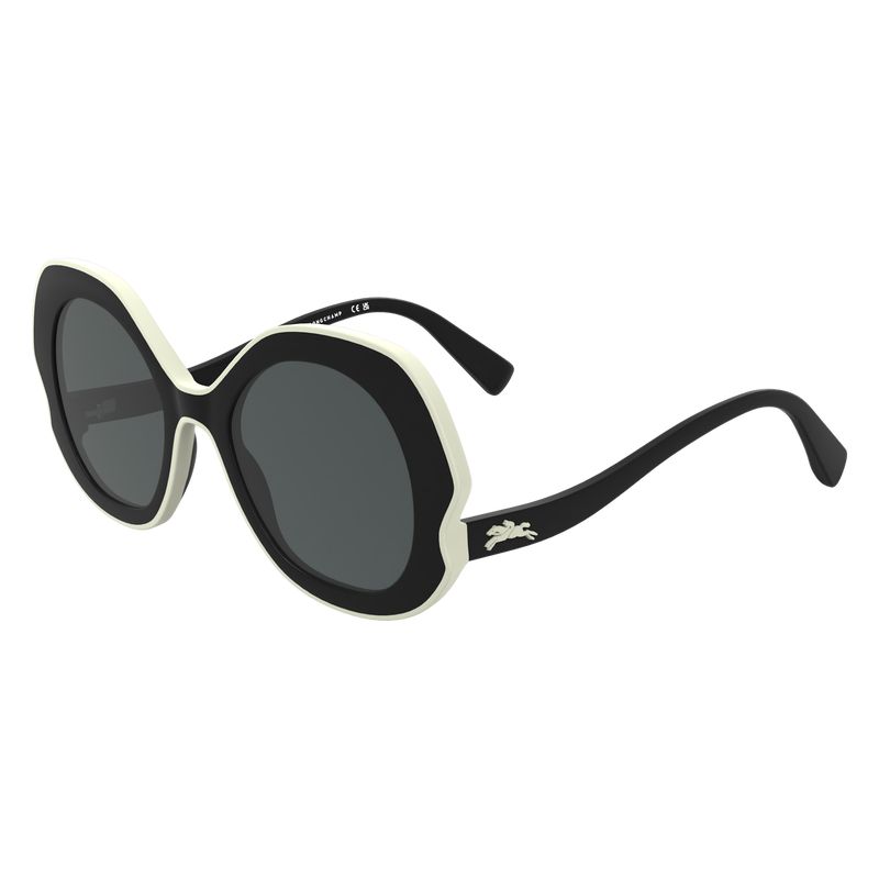 Women Longchamp Plant Based Resin Sunglasses Black | Ireland-671JRXWUO