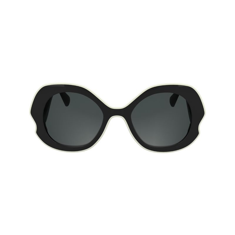 Women Longchamp Plant Based Resin Sunglasses Black | Ireland-671JRXWUO
