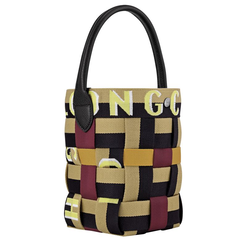 Women Longchamp Re-play Xs Bucket Bag Black | Ireland-681QZGSNT
