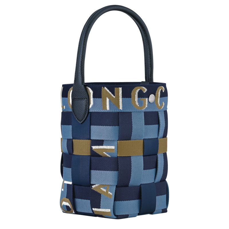 Women Longchamp Re-play Xs Bucket Bag Navy | Ireland-819IDOZBH