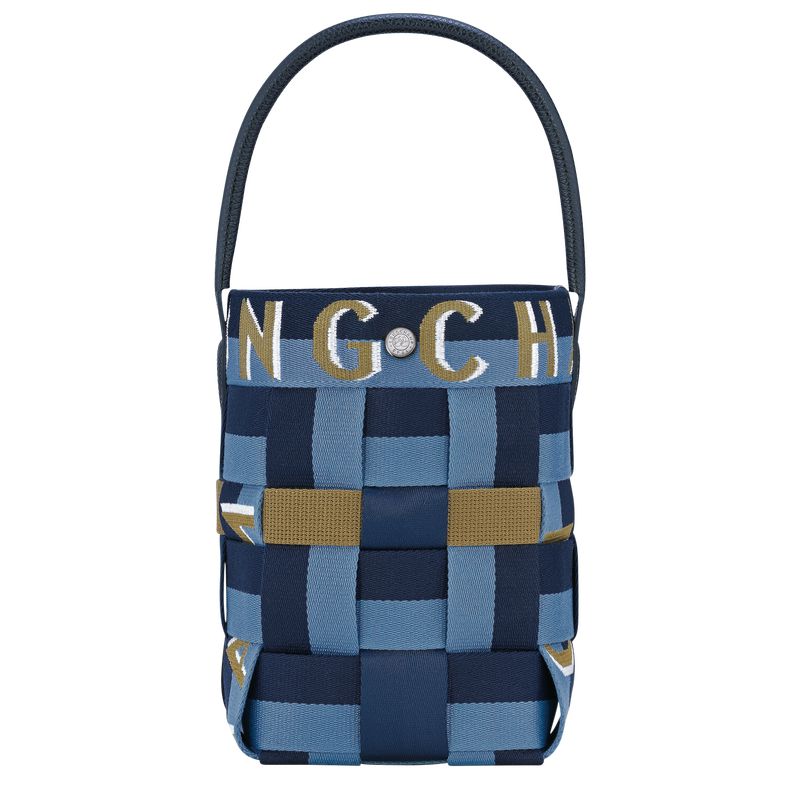 Women Longchamp Re-play Xs Bucket Bag Navy | Ireland-819IDOZBH