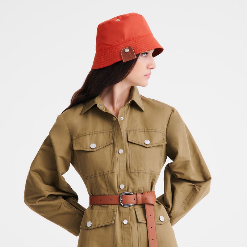 Women Longchamp Reversible Bucket Hat Brown / Pink | Ireland-372EFSZOX
