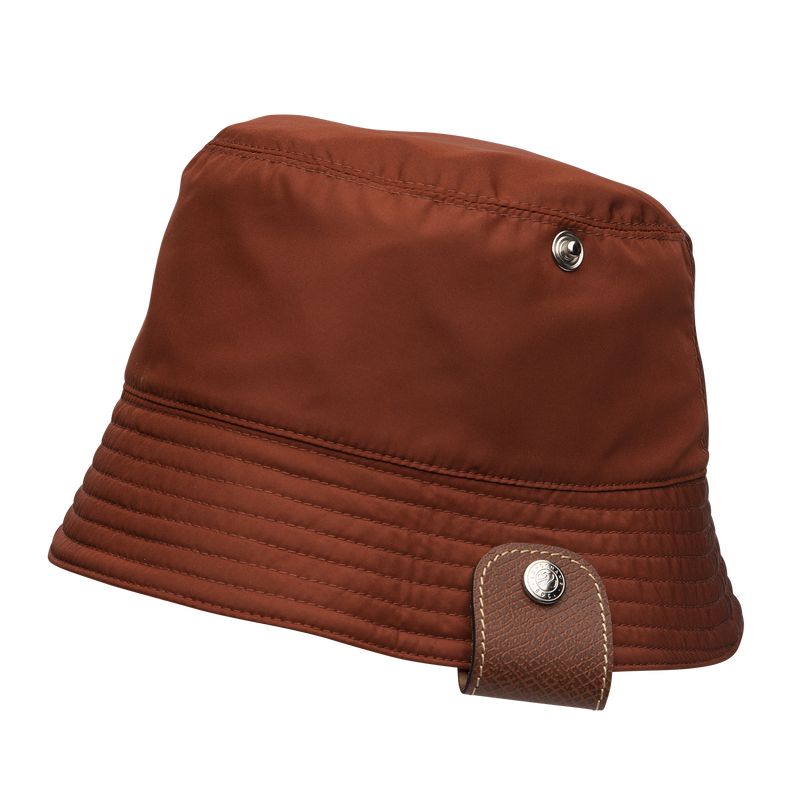 Women Longchamp Reversible Bucket Hat Brown / Pink | Ireland-372EFSZOX