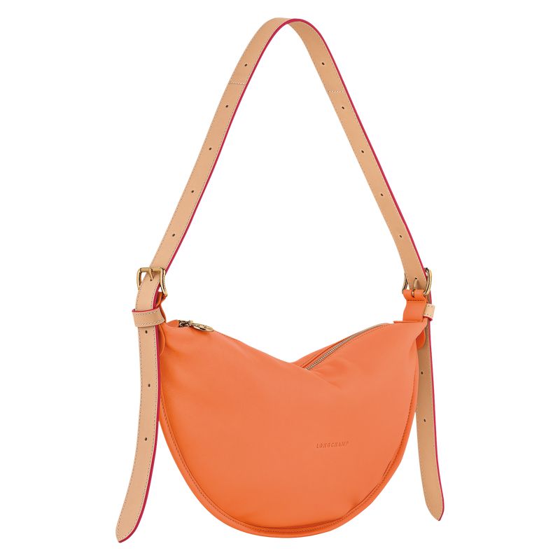 Women Longchamp Smoothie M Crossbody Bag Orange | Ireland-246ACPQRE