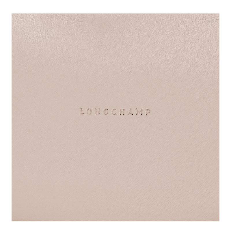 Women Longchamp Smoothie M Crossbody Bag Beige | Ireland-043EQNSUR