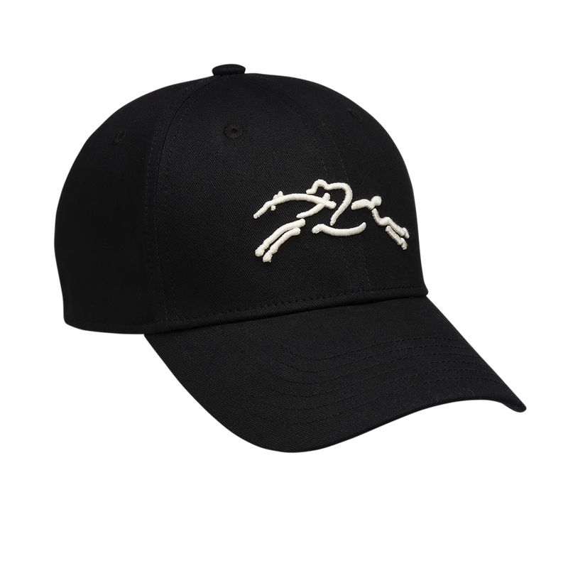 Women Longchamp Solid Cap Black | Ireland-079PWUYAQ