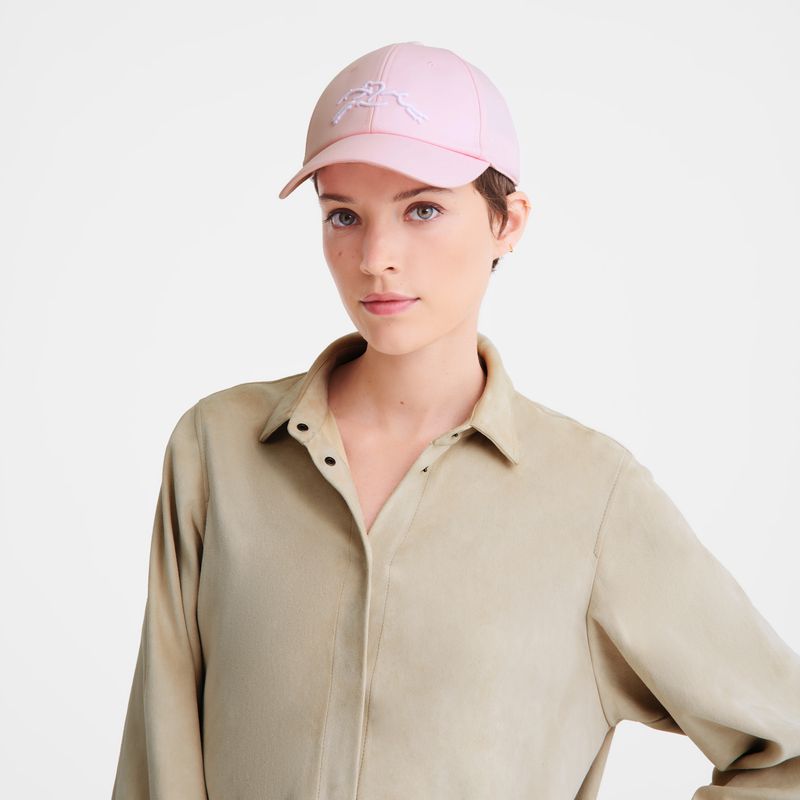 Women Longchamp Solid Cap Pink / Multicolor | Ireland-510VABNZR