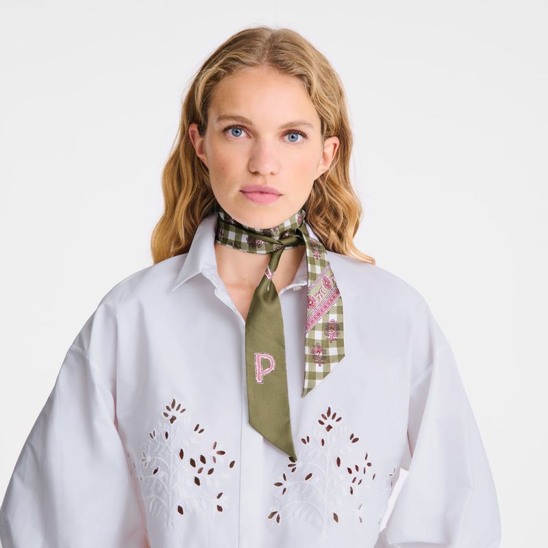 Women Longchamp The Bucolic Escapade Headband Olive / Multicolor | Ireland-309HXKBIT