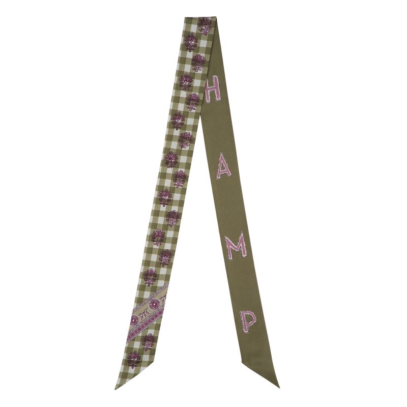 Women Longchamp The Bucolic Escapade Headband Olive / Multicolor | Ireland-309HXKBIT