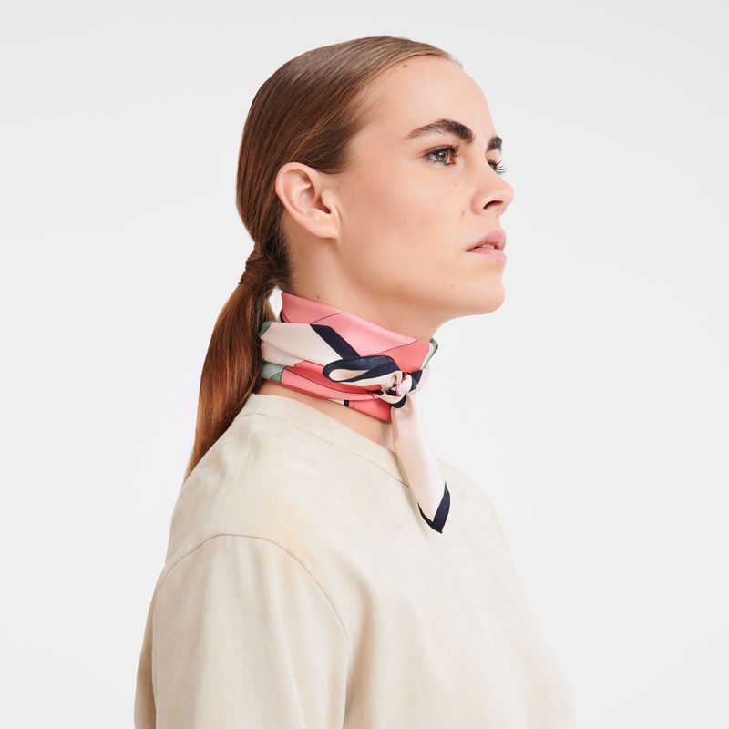 Women Longchamp University 70 Scarf Beige | Ireland-396QBJUXK