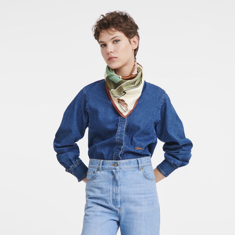 Women Longchamp University 70 Scarf Multicolor | Ireland-679JNLKGI