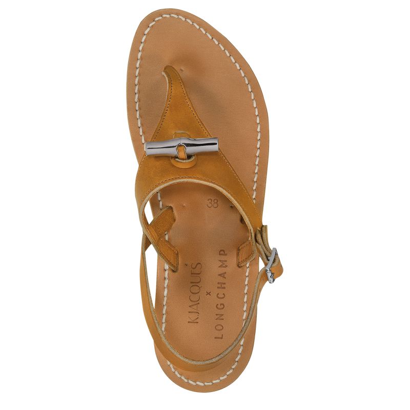 Women Longchamp X K.Jacques Sandals Brown | Ireland-425URIWDJ